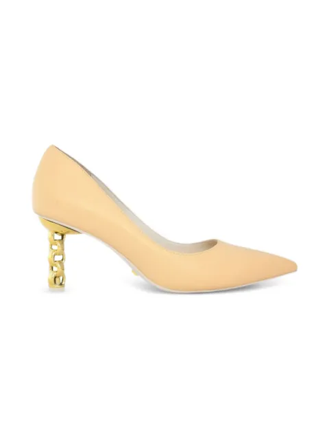 Kat Maconie Rei sculptural-heel pumps Neutrals KMFREI070001