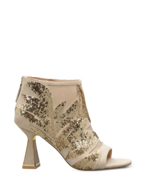 Kat Maconie Fiona sequin-embellishment boots Gold KMFFIO085002