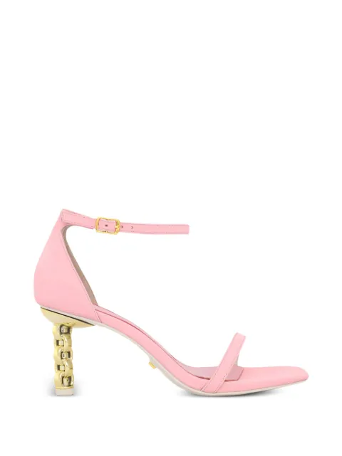 Kat Maconie Adela chain-link heel sandals Pink KMFADE070002