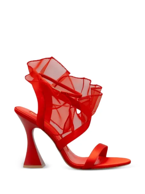 Kat Maconie Sabina ruffled sandals Red KMFSAB105003