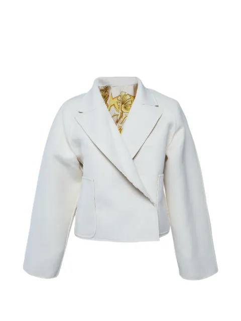 Fendi Pre-Owned 2022 Baroque-print jacket Neutrals 1372300
