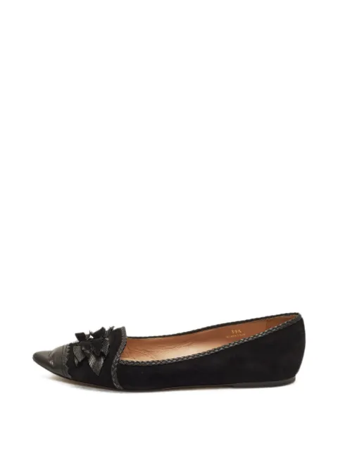 Tod's Vintage bow-detail ballet flats Black 1367216