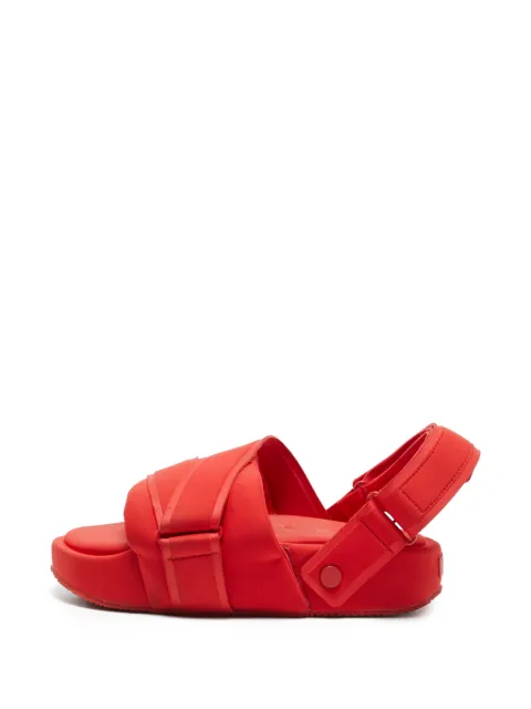 Y-3 neoprene slingback sandals Red 1368628