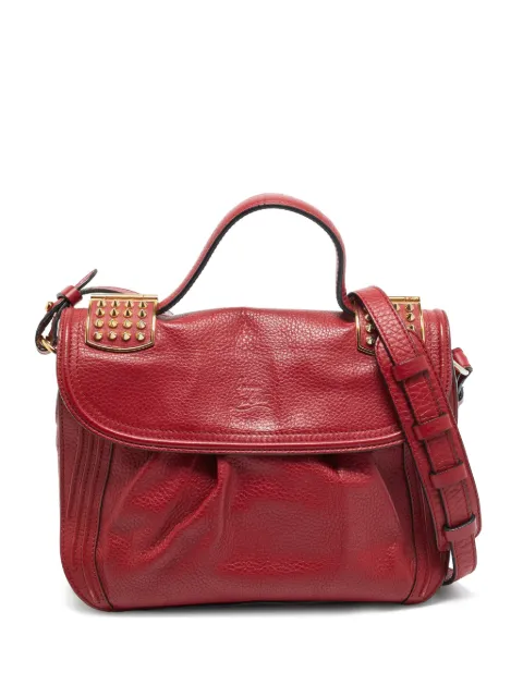 Christian Louboutin Pre-Owned Dompteuse leather top-handle bag Red 1374200