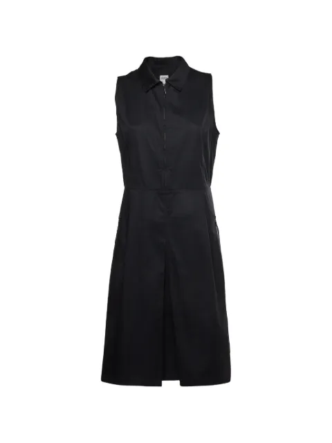 Armani Vintage sleeveless zip-up dress Black 1369208