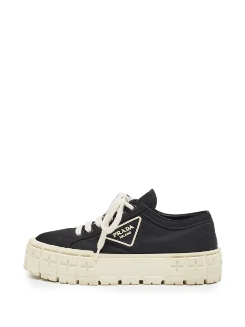 Prada Pre-Owned Double Wheel sneakers Black 1367757