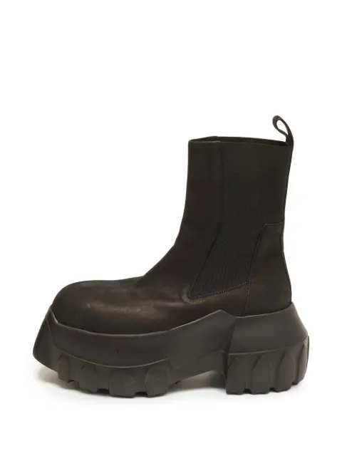 Rick Owens Vintage Tractor Dunk round-toe boots Black 1369160