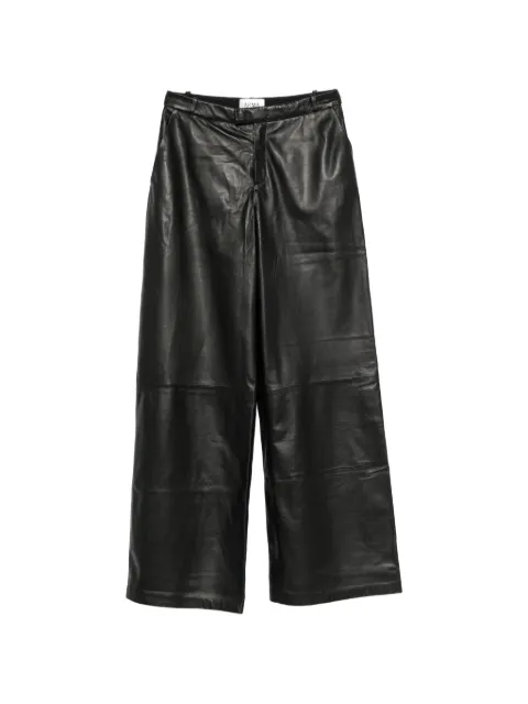 Arma wide-leg leather trousers Black 004L26601702