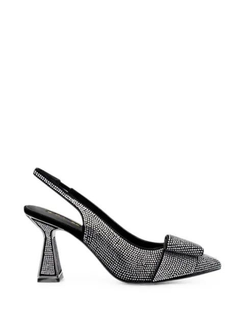 Kat Maconie Jen crystal-embellishment mules Silver KMFJEN085003
