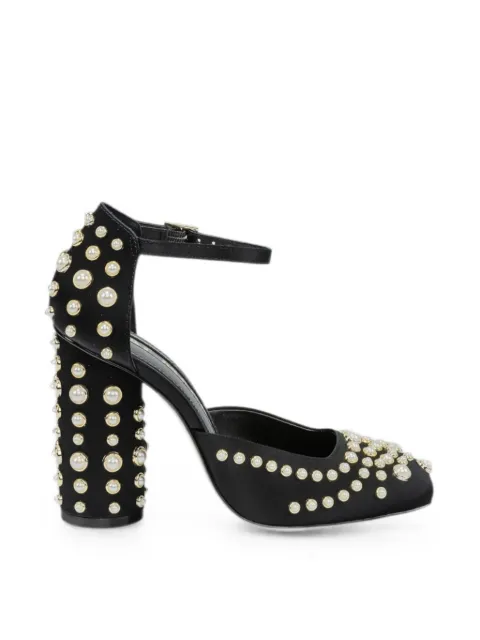 Kat Maconie pearl-embellishment pumps Black KMFZOZ105001