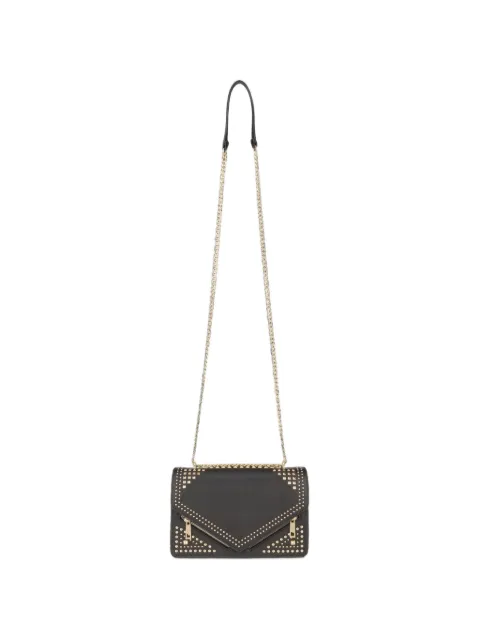 Kat Maconie Evelyn leather shoulder bag Black KMBEVLOS001