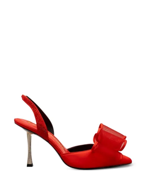 Kat Maconie Paola bow-detail pumps Red KMFPAO090001