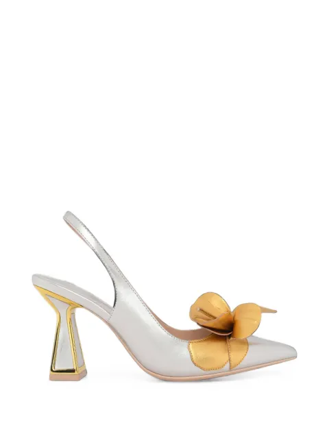 Kat Maconie Henni embellished slingback pumps Black KMFHEN085003