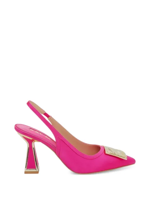 Kat Maconie Katia logo-plaque slingback pumps Pink KMFKAT085004