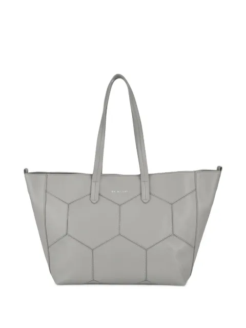 Kat Maconie medium Charlotte geometric-quilted tote bag Grey KMBCHRM003