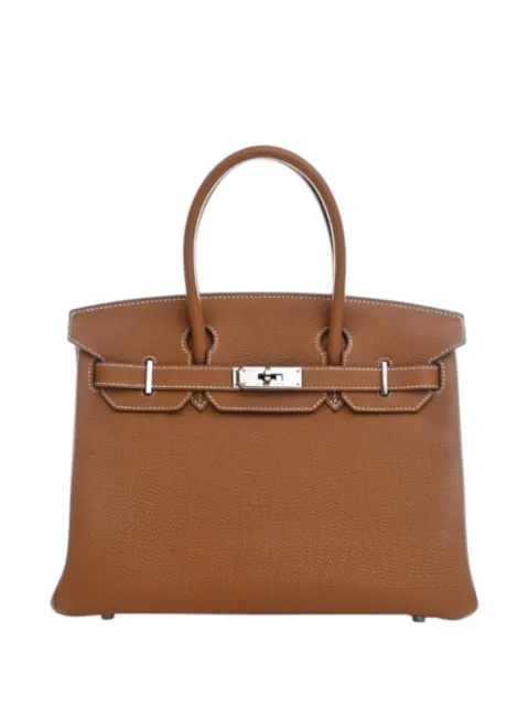 Hermès Pre-Owned 2010 Togo Birkin Retourne 30 handbag Brown EXPKVH8IE38UZSYK