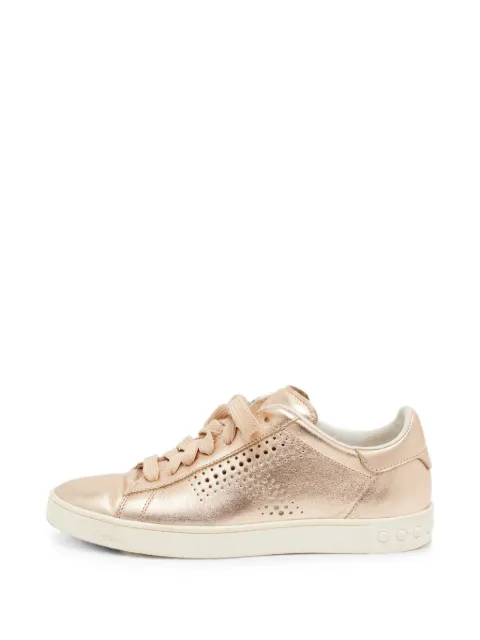 Tod's Vintage leather sneakers Gold 1373582