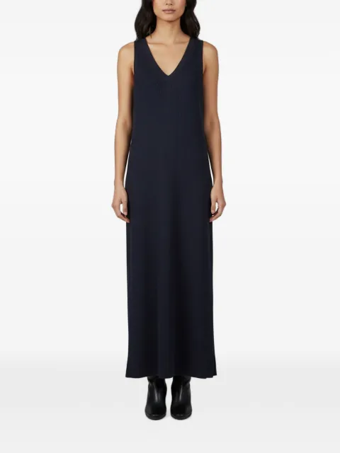 Brunello Cucinelli rib-knit sleeveless maxi dress Blue 1371937