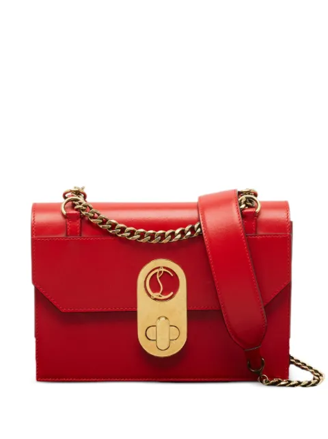 Christian Louboutin Pre-Owned Elisa twist-lock-fastening shoulder bag Red 1163376