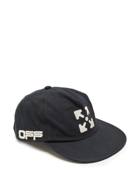 Off-White Pre-Owned embroidered-logo baseball cap Blue 1376027