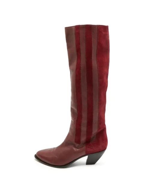 Golden Goose pointed-toe knee-length boots Red 1371366