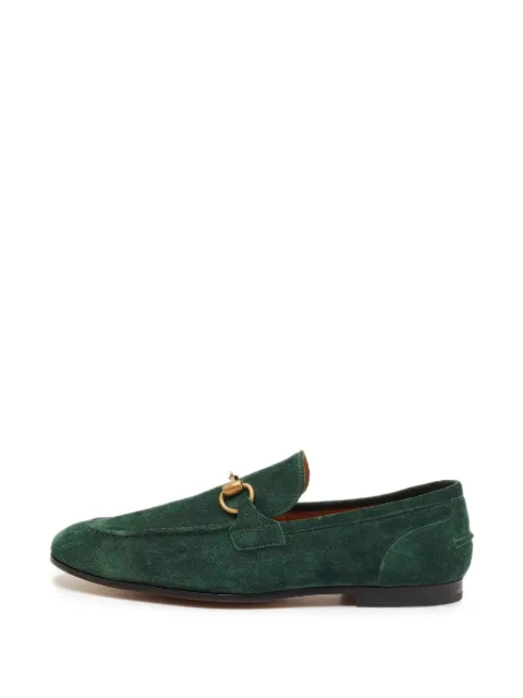 Gucci Pre-Owned Jordaan Horsebit loafers Green 1333628