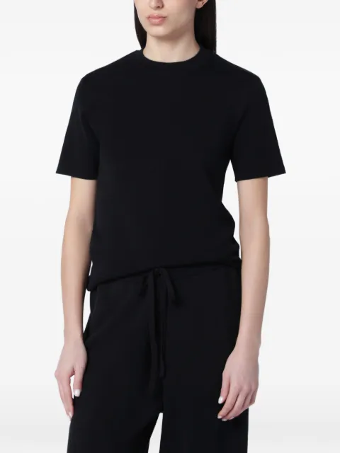 ENTIRE STUDIOS slim-fit knit T-shirt Black ESSS26PO02012CO0015