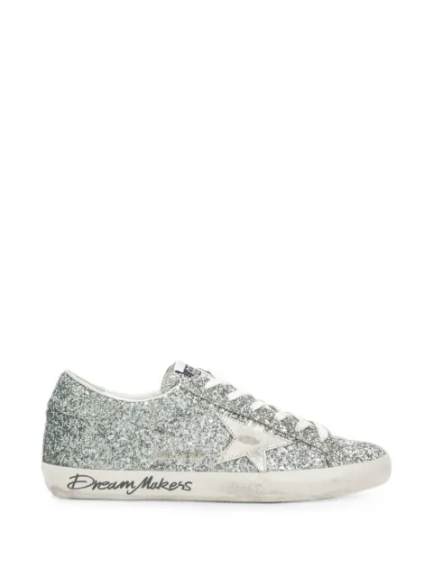 Golden Goose glitter-effect sneakers Silver GWF00101F008056