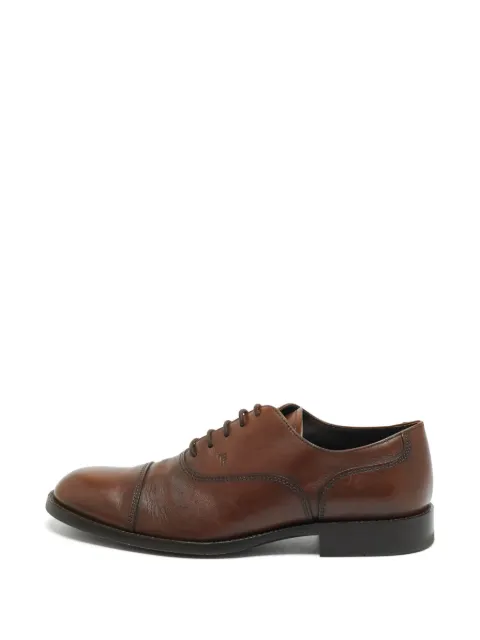 Tod's Vintage cap-toe Derby shoes Brown 1366958