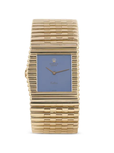 Rolex 1976 King Midas 30mm watch Blue 431058
