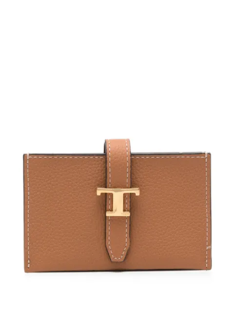Tod's T Timeless leather wallet Brown XAWTIM59200WKA