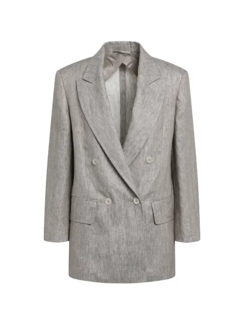Max Mara Olimpia double-breasted blazer Neutrals MXMOLIMPIA1