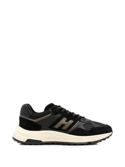 Hogan logo-patch sneakers Black HXM5630FK70VHB