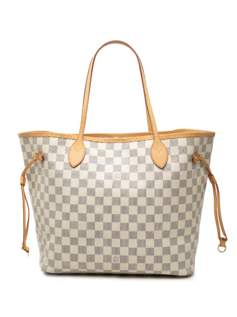 Louis Vuitton Pre-Owned 2009 Damier Azur Neverfull MM tote bag White 8ADNMKKYVTN411PP