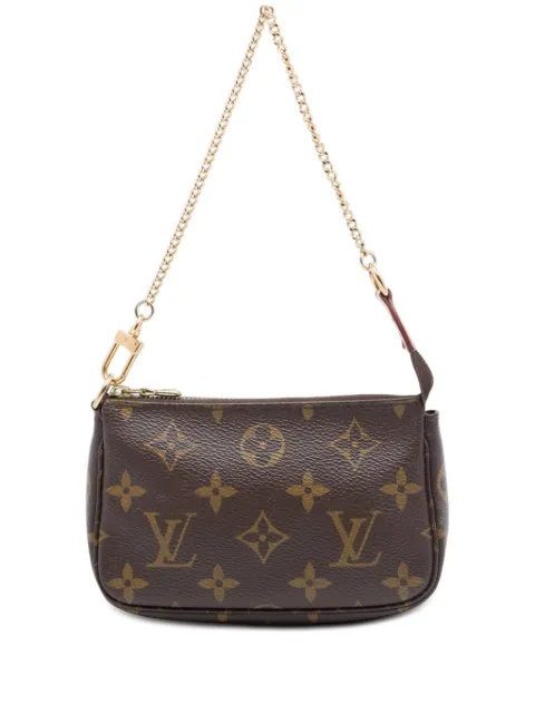 Louis Vuitton Pre-Owned 2020 Monogram Mini Pochette Accessoires handbag Brown XI4ESO2WT75HPL67