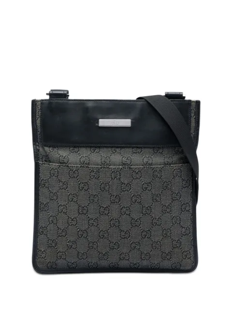 Gucci Pre-Owned 2000-2015 GG Denim crossbody bag Grey R7AJ2DNSR0O5MGBZ