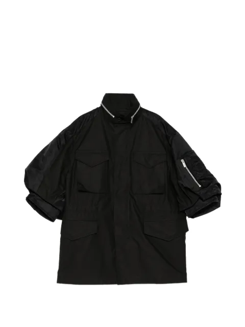 sacai multi-pocket short-sleeve jacket Black 2608576