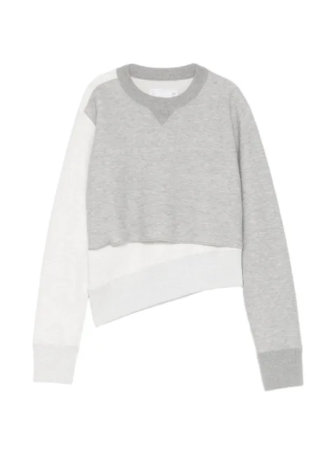 sacai panelled layered sweater Grey 2608683