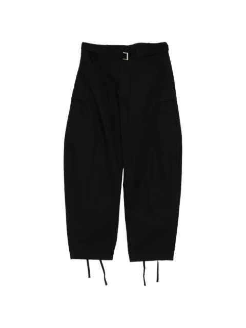 sacai belted cargo pants Black 2604037M