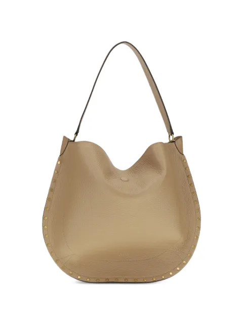 ISABEL MARANT Oskan leather shoulder bag Neutrals PP0200FAC3C22M