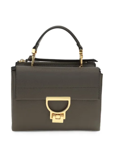 Coccinelle small Arlettis leather tote bag Green E1MD555B701