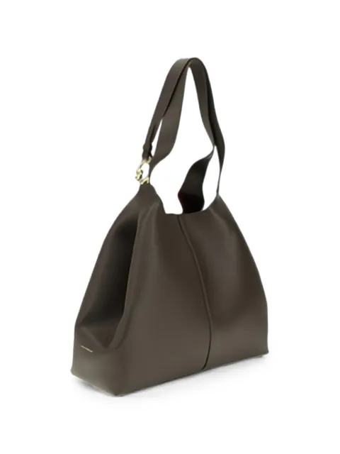 Coccinelle large C-Easy leather shoulder bag Green E1SHA110101