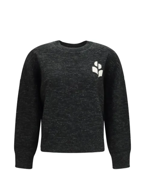 MARANT ÉTOILE Atlee logo-intarsia sweater Black PU0007FBD3L05E