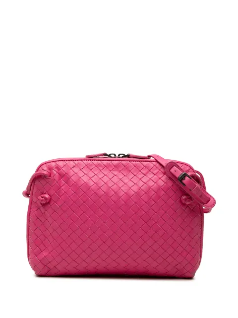Bottega Veneta Pre-Owned 2012-2026 Nappa Intrecciato Nodini crossbody bag Pink W17YOKBOPZED6H3N