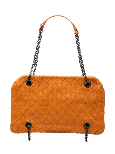 Bottega Veneta Pre-Owned 2012-2026 Nappa Intrecciato Duo shoulder bag Orange V1WTHTUJ4426TFDE