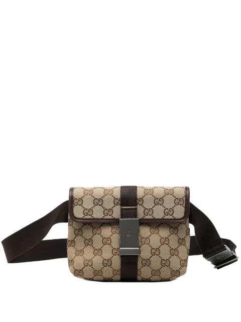 Gucci Pre-Owned 2000-2015 GG Canvas belt bag Neutrals FWFZUHKZ2H0FDFRP