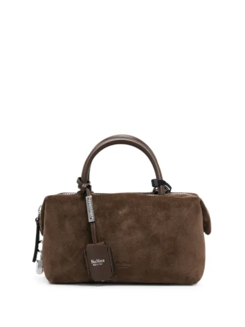 Max Mara Holdallssuede leather mini bag Brown 2624516111600