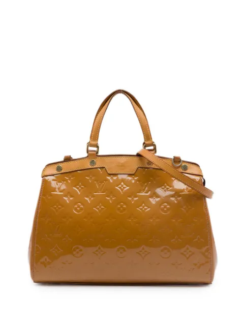 Louis Vuitton Pre-Owned 2013 Monogram Vernis Brea MM satchel Yellow 9MZK2B7KB22EKQBF