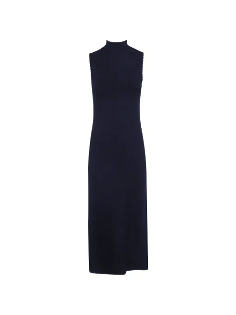 TWINSET high-neck sleeveless midi dress Black 262TP3032