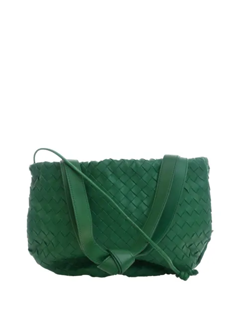 Bottega Veneta Pre-Owned 2012-2026 Small Nappa Intrecciato Bulb satchel Green 8CHTKR0XKA971MW8
